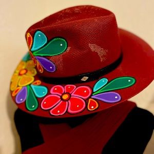 Brand New Floral Hat - Mexican/Charro Days/Traditional